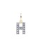 9ct Yellow Gold Cubic Zirconia Initial Pendant