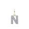 9ct Yellow Gold Cubic Zirconia Initial Pendant