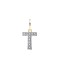 9ct Yellow Gold Cubic Zirconia Initial Pendant