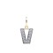 9ct Yellow Gold Cubic Zirconia Initial Pendant
