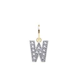 9ct Yellow Gold Cubic Zirconia Initial Pendant