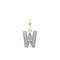 9ct Yellow Gold Cubic Zirconia Initial Pendant