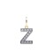 9ct Yellow Gold Cubic Zirconia Initial Pendant