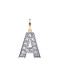 9ct Yellow Gold Cubic Zirconia Initial Pendant