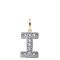 9ct Yellow Gold Cubic Zirconia Initial Pendant