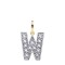 9ct Yellow Gold Cubic Zirconia Initial Pendant