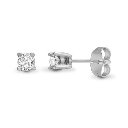 9ct White 1.00ct Natural Diamond Stud Earrings 9ct White 1.00ct Natural Diamond Stud Earrings