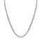 18ct White Gold Natural Diamond Chain