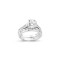 925 Silver CZ RBC and Half ET Set Rings