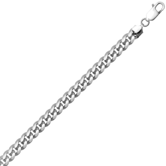 ACN021D-18 | JN Jewellery 925 Silver Cuban 7.6mm Gauge Chain