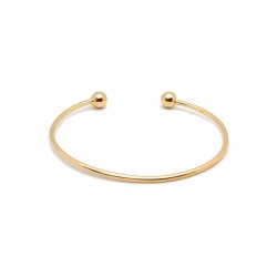 9ct Yellow Gold Childrens / baby Solid Torque Bangle
