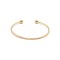 9ct Yellow Gold Childrens / baby Solid Torque Bangle