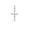 925 Silver Large CZ Brilliant Cut Cross