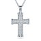 925 Silver CZ Set Cross