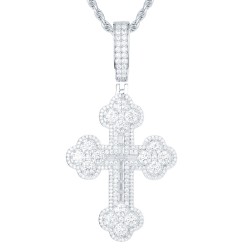 925 Silver CZ Set Cross