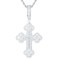 925 Silver CZ Set Cross
