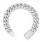 925 Silver CZ Set Cuban Chain 14.0mm