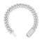 925 Silver CZ Set Cuban Chain 10.0mm