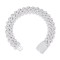 925 Silver Baguette CZ Set Cuban Chain 16.0mm
