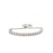 925 Silver CZ Set Toggle Tennis Bracelet