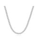 925 Silver CZ Set Tennis Necklace 4.0mm 17 Inch