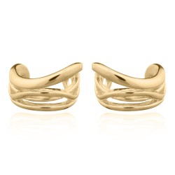 925 Silver Ear Cuff 14ct Gold Plated