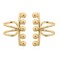 925 Silver Ear Cuff 14ct Gold Plated