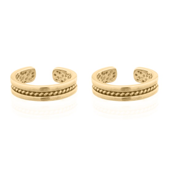 925 Silver Ear Cuff 14ct Gold Plated