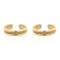 925 Silver Ear Cuff 14ct Gold Plated