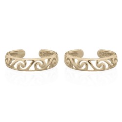 925 Silver Ear Cuff 14ct Gold Plated