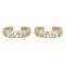 925 Silver Ear Cuff 14ct Gold Plated