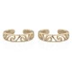 925 Silver Ear Cuff 14ct Gold Plated