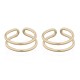 925 Silver Ear Cuff 14ct Gold Plated
