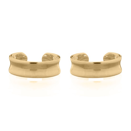 925 Silver Ear Cuff 14ct Gold Plated