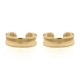 925 Silver Ear Cuff 14ct Gold Plated