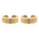 925 Silver Ear Cuff 14ct Gold Plated