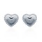 925 Silver Heart Stud Earrings