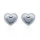 925 Silver Heart Stud Earrings