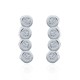 925 Silver Stud Earrings - CZ Set