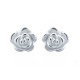 925 Silver Rose Stud Earrings