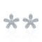 925 Silver Stud Earrings - CZ Set