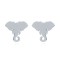 925 Silver Elephant Stud Earrings