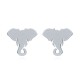 925 Silver Elephant Stud Earrings