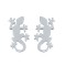 925 Silver Lizzard Stud Earrings