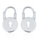 925 Silver Love Padlock Earrings