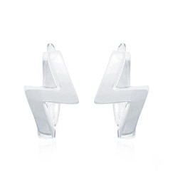 925 Silver Huggie Hoop Earrings