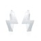 925 Silver Huggie Hoop Earrings