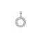 925 Silver CZ Set Circle of Life Pendant