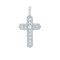 925 Silver CZ Set Cross