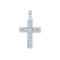 925 Silver CZ Set Cross